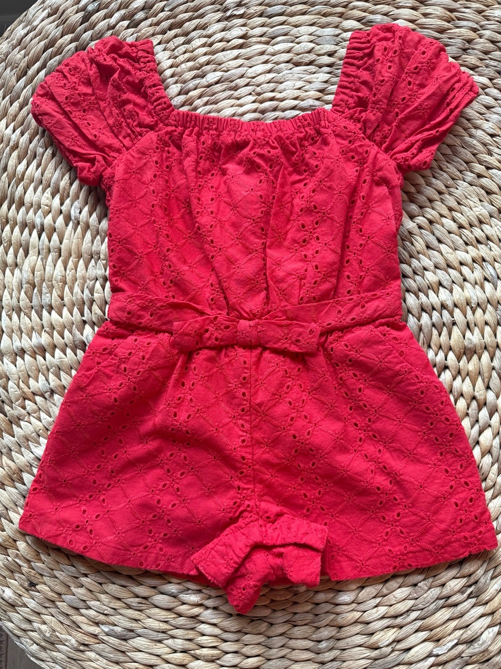 Janie and Jack Girls Romper Sz 18-24 Months